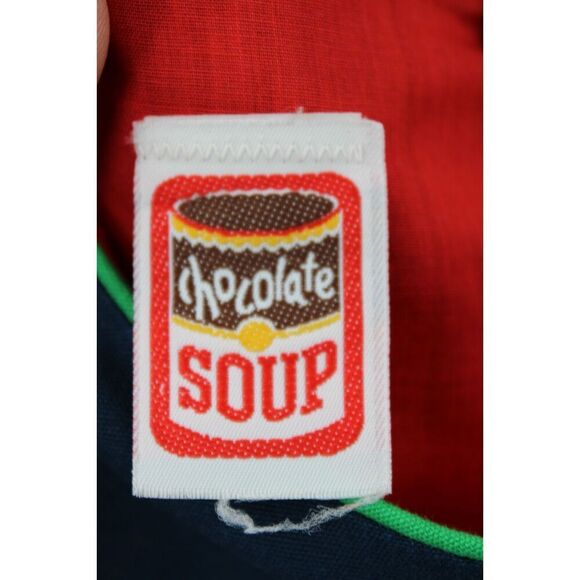 Vintage Chocolate Soup Girls Size 12 Navy With Green Trim Dress - Picture 9 of 10